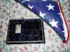 James Nelson Grant's American flag and memorial plaque